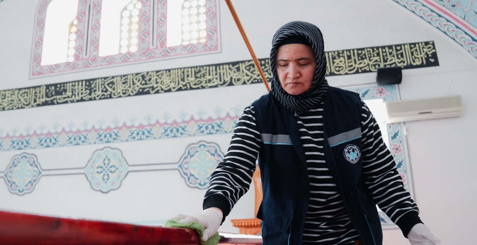Battalgazi Belediyesi'nden Ramazan İçin Camilerde Temizlik