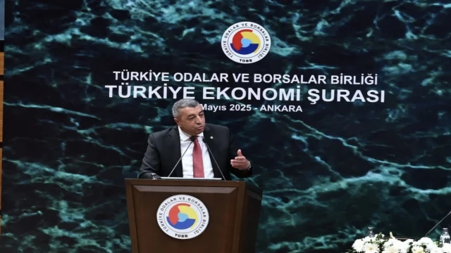 Başkan Ramazan Özcan Ekonomi Şurasında Don Felaketini Anlattı